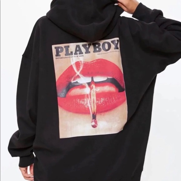 Playboy t shirt hoodie Clearance